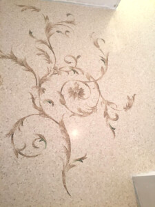 Natursteinboden Nahaufnahme